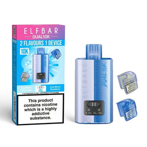 Elf Bar Dual 10K Prefilled Pod Vape Kit - Box of 5