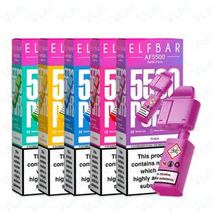 Elf Bar AF5500 Puffs Prefilled Refill Pods