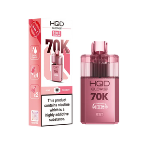 HQD Glow Air 70K Puffs Prefilled Pod Kit Box Of 05