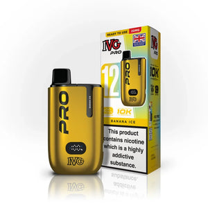 IVG Pro 12 10K Puff Pre-Filled Vape Kit Box Of 05