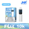 JNR Fox 10k Prefilled Pod kit Vape Box of 5