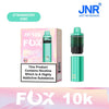 JNR Fox 10k Prefilled Pod kit Vape Box of 5