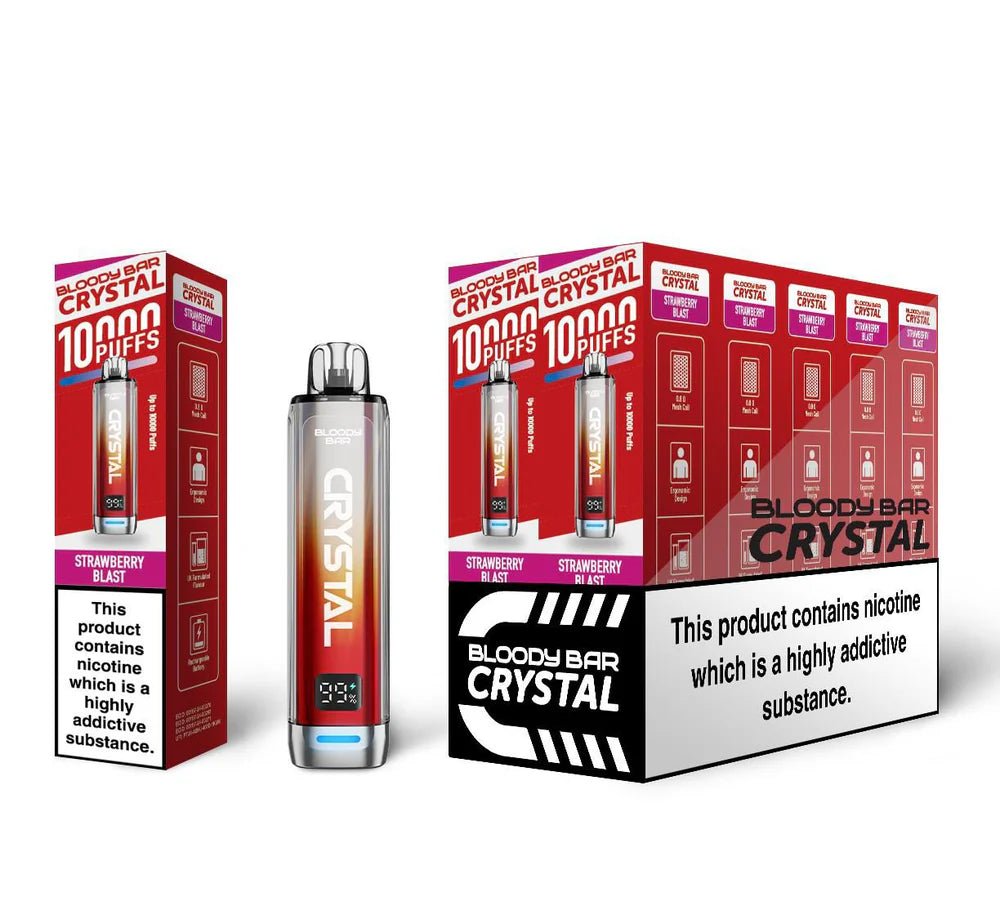 Bloody Bar Crystal 10000 Prefilled Pod Kit | Any 10 for 51.59 Vape Wholesale Bloody Bar Crystal 10000 Prefilled Pod Kit | Any 10 for 51.59 Vape Wholesale