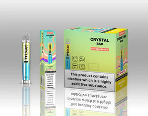 Crystal Bar Original 600 Pre - Filled Pod Kit Pack of 10