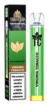 Tobbaco Club 600 Disposable Vape Puff Pod Box of 10