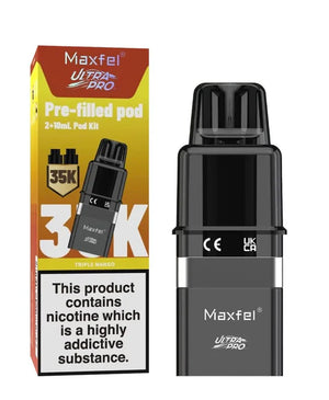Maxfel Ultra Pro 35k Prefilled Pods I Box Of 5