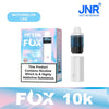 JNR Fox 10k Prefilled Pod kit Vape Box of 5